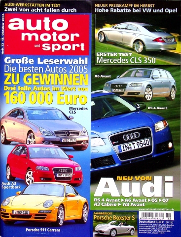 Deckblatt Auto Motor und Sport (22/2004)